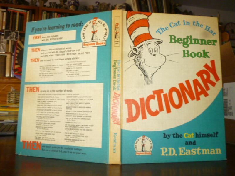 Dr. Seuss The Cat In The Hat Beginner Dictionary Book (First edition, top 1964)